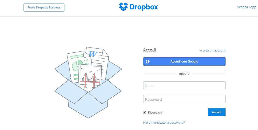 Come aumentare spazio in Dropbox 