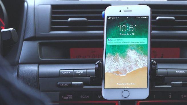 iOS 11 auto non disturbare alla guida