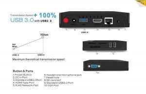 Beelink BT3 Pro - porte