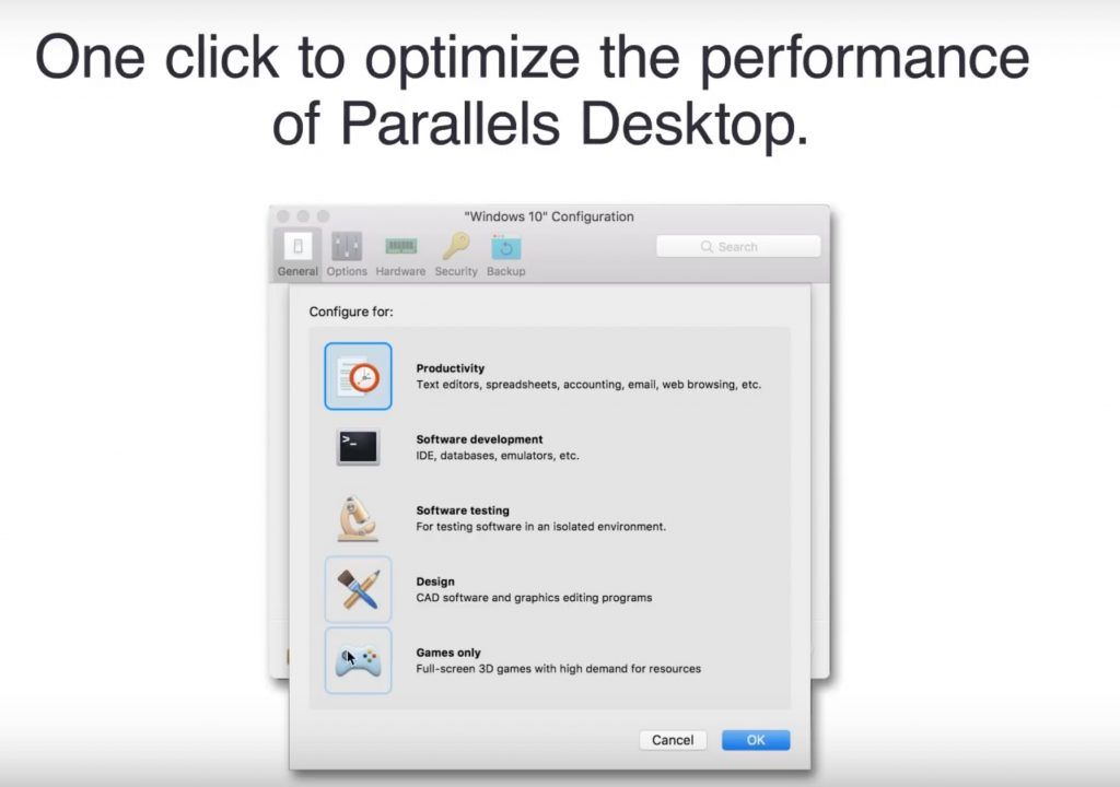 miglioramenti prestazioni introdotti in parallels desktop 14