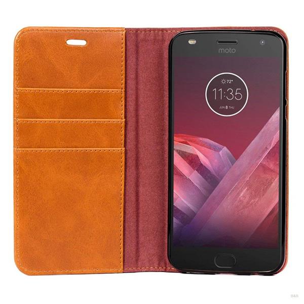 Migliori cover Lenovo Moto Z2 Play: Custodia Mulbess in pelle premium