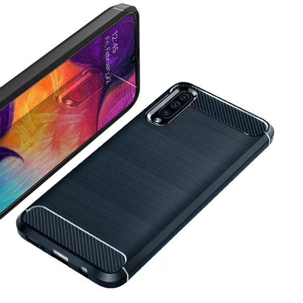 Migliori cover Samsung Galaxy A50: Custodia Vguard in fibra di carbonio