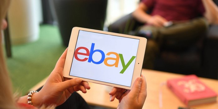 Il logo di eBay.