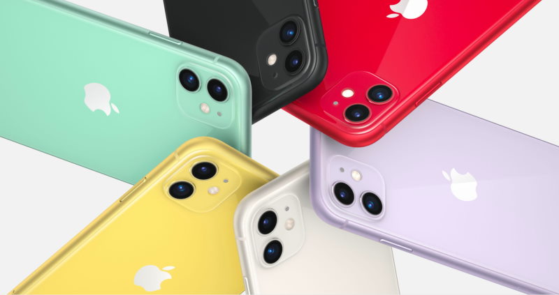 iPhone 11 e le varietà di colori