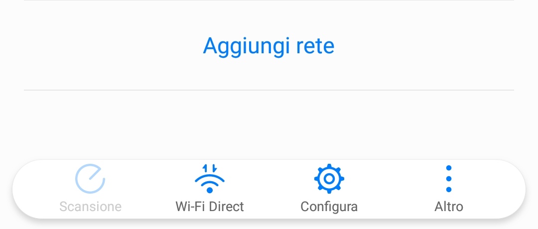L'icona di "Wi-Fi Direct" in Android