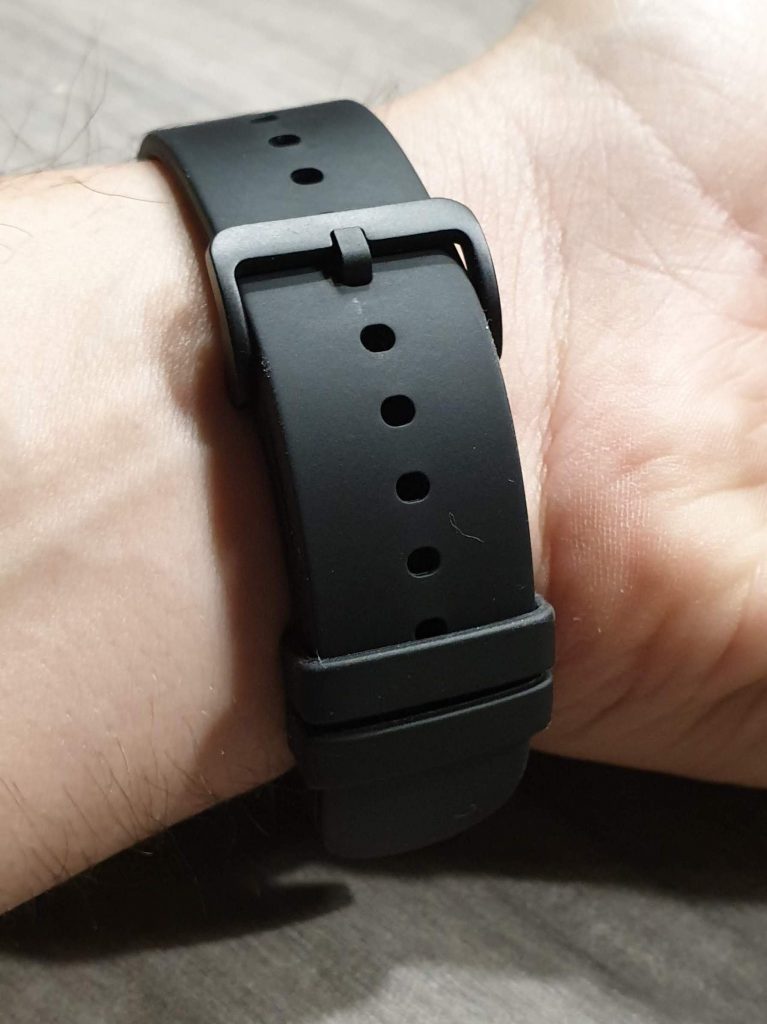 recensione amazfit gts - cinturino