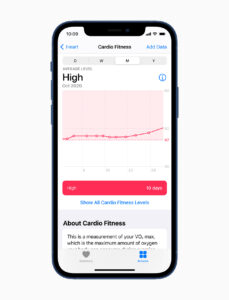 tono cardiovascolare apple watch