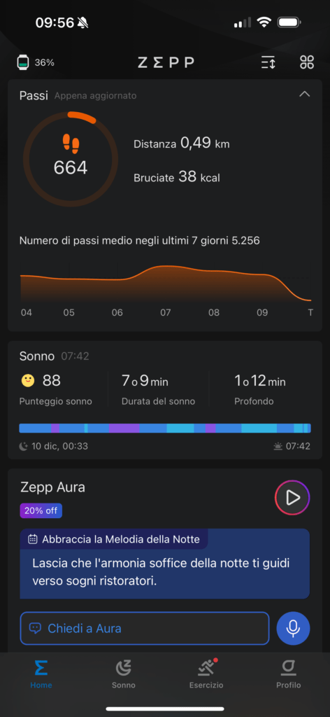 app zepp - Amazfit Cheetah Square - home