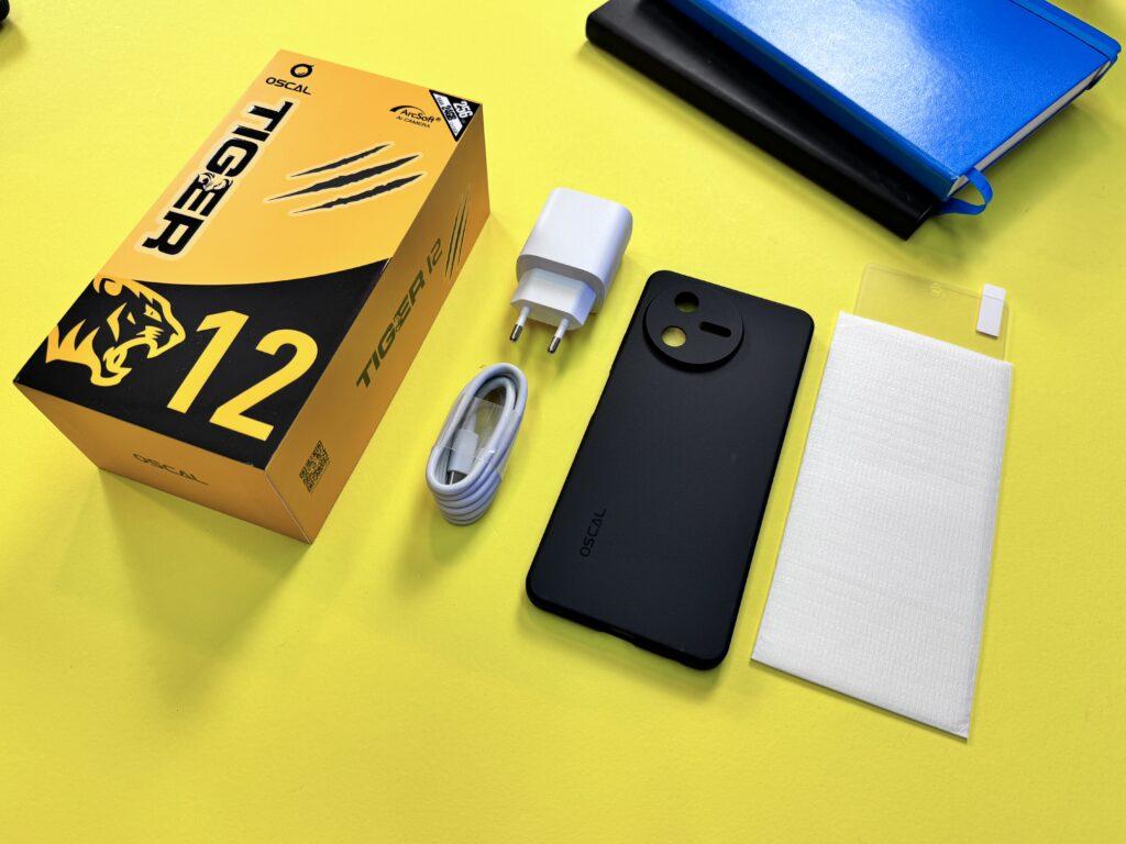 recensione oscal tiger 12 - smartphone economico - accessori