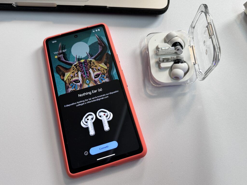 recensione nothing ear (a) - connessione app