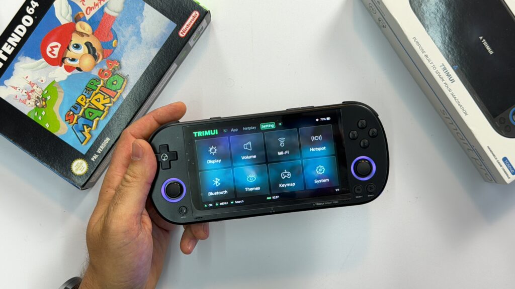 clone psp - trimui smart pro - impostazioni sistema