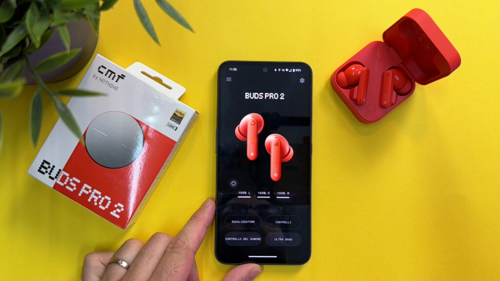 recensione cuffie CMF Buds Pro 2 - app