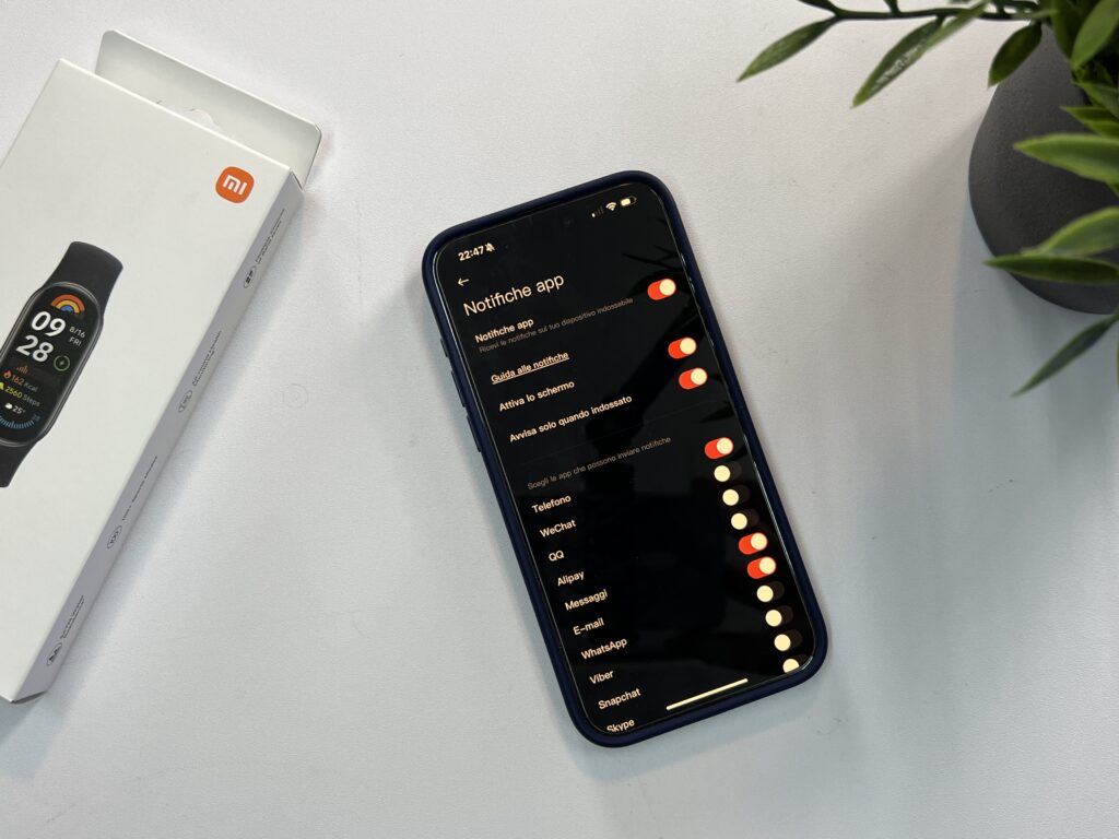 Recensione Xiaomi Smart Band 9 - notifiche