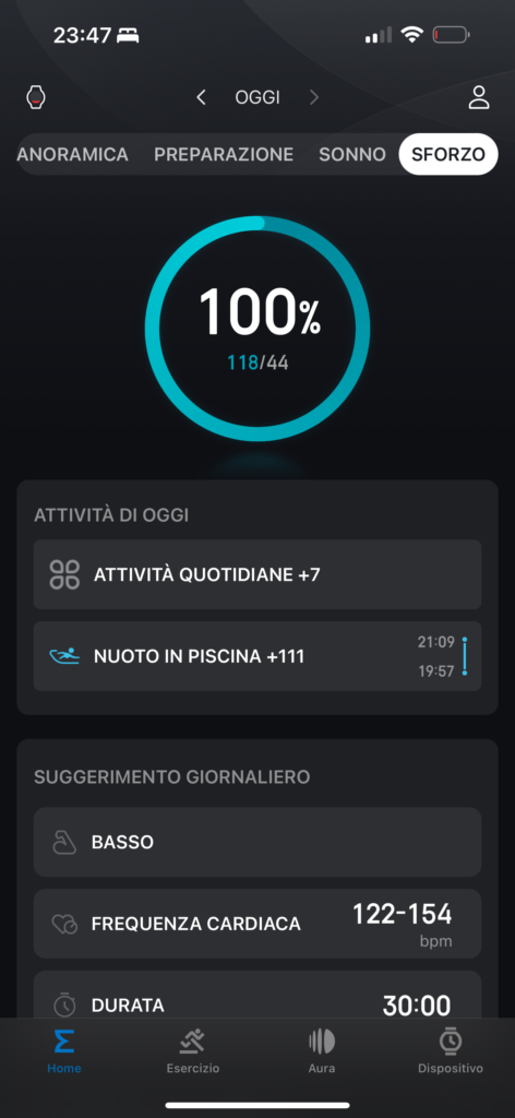 Recensione Amazfit T-Rex 3 - app - salute - attività