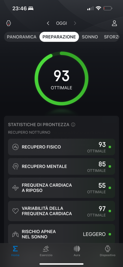 Recensione Amazfit T-Rex 3 - app - salute - preparazione