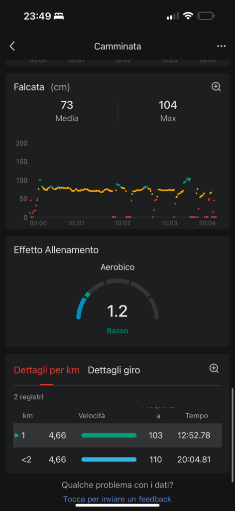 Recensione Amazfit T-Rex 3 - app - sport - camminata 1