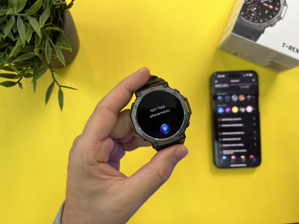 Recensione Amazfit T-Rex 3 - assistente vocale zepp flow