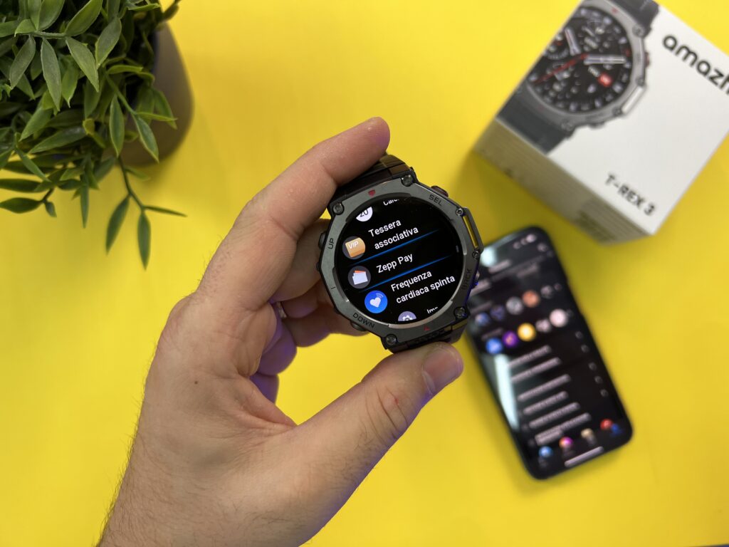 Recensione Amazfit T-Rex 3 - pagamenti con nfc