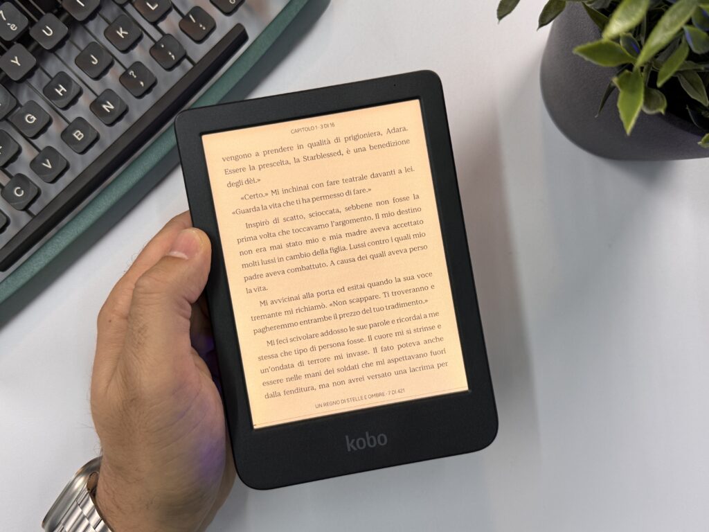 recensione kobo clara colour - ebook reader a colori - lettura libro