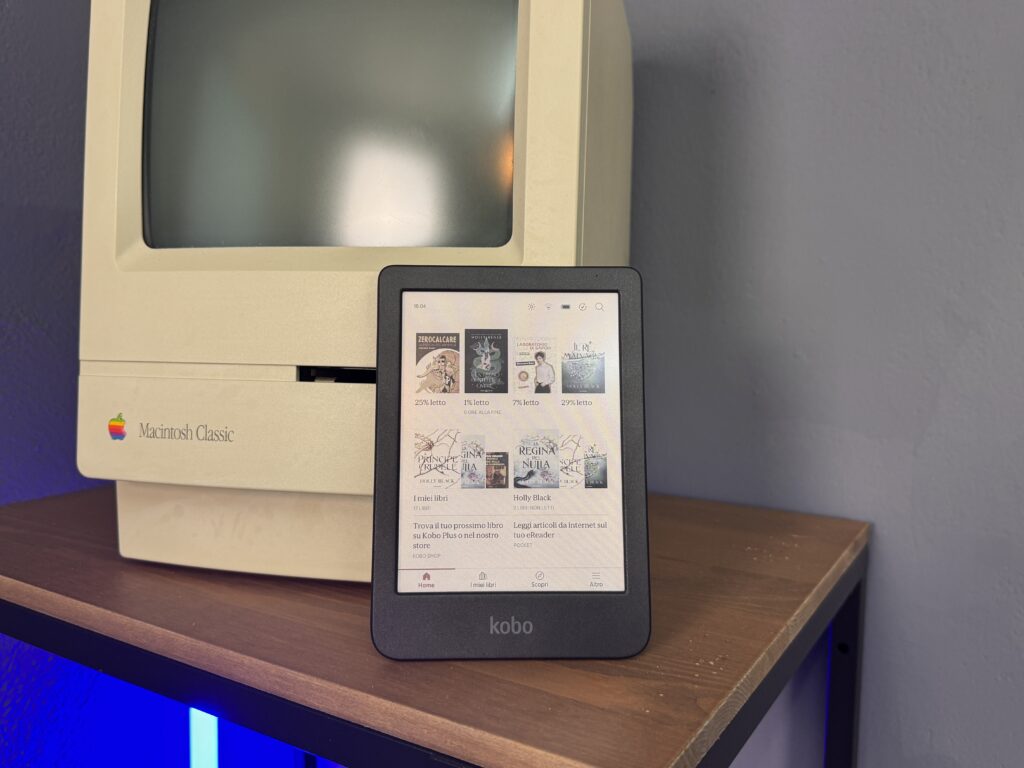 recensione kobo clara colour - ebook reader a colori - menu