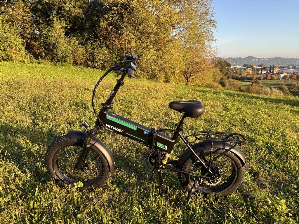 Hitway BK10S - fat bike elettrica pieghevole - qualità costruttiva