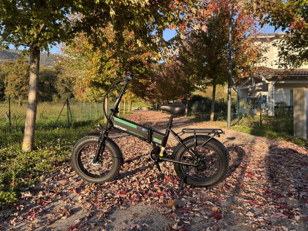 Hitway BK10S - fat bike elettrica pieghevole - recensione