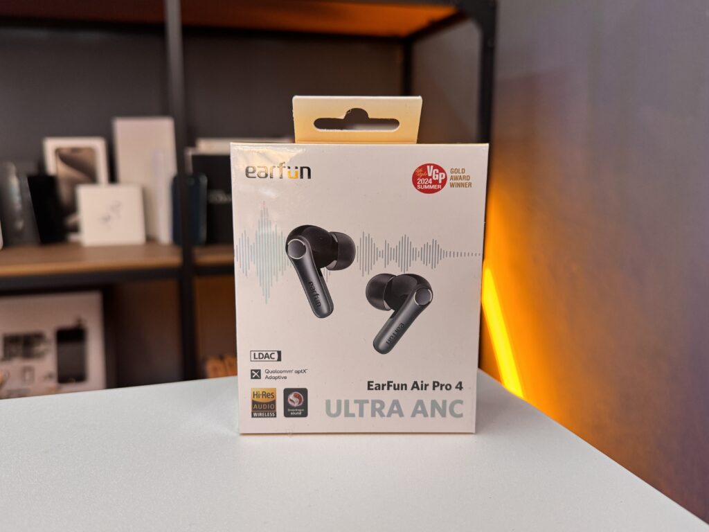 recensione cuffie - EarFun Air Pro 4 - scatola