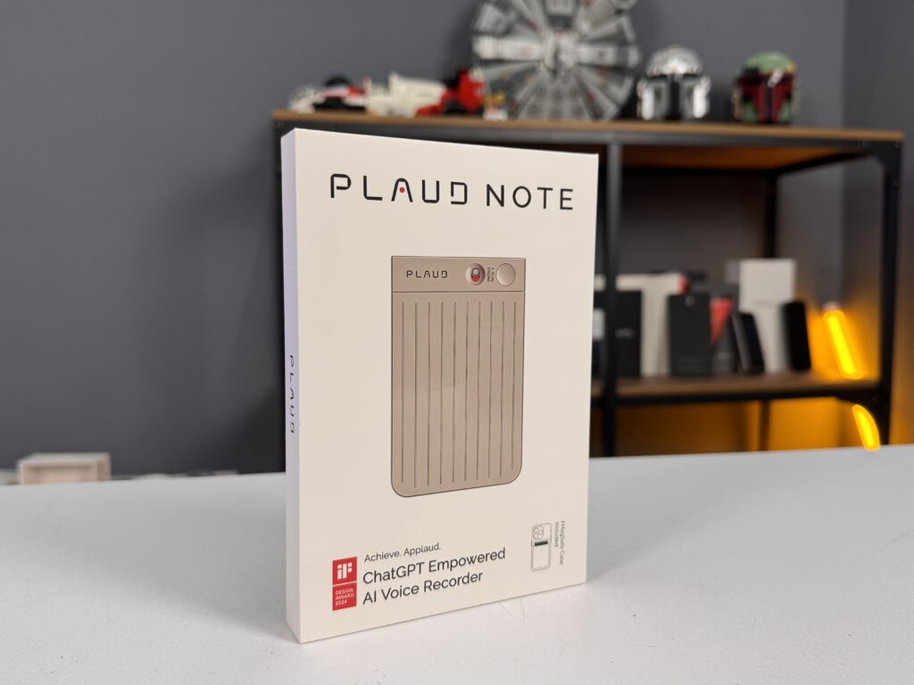 recensione plaud note - registratore ai - scatola