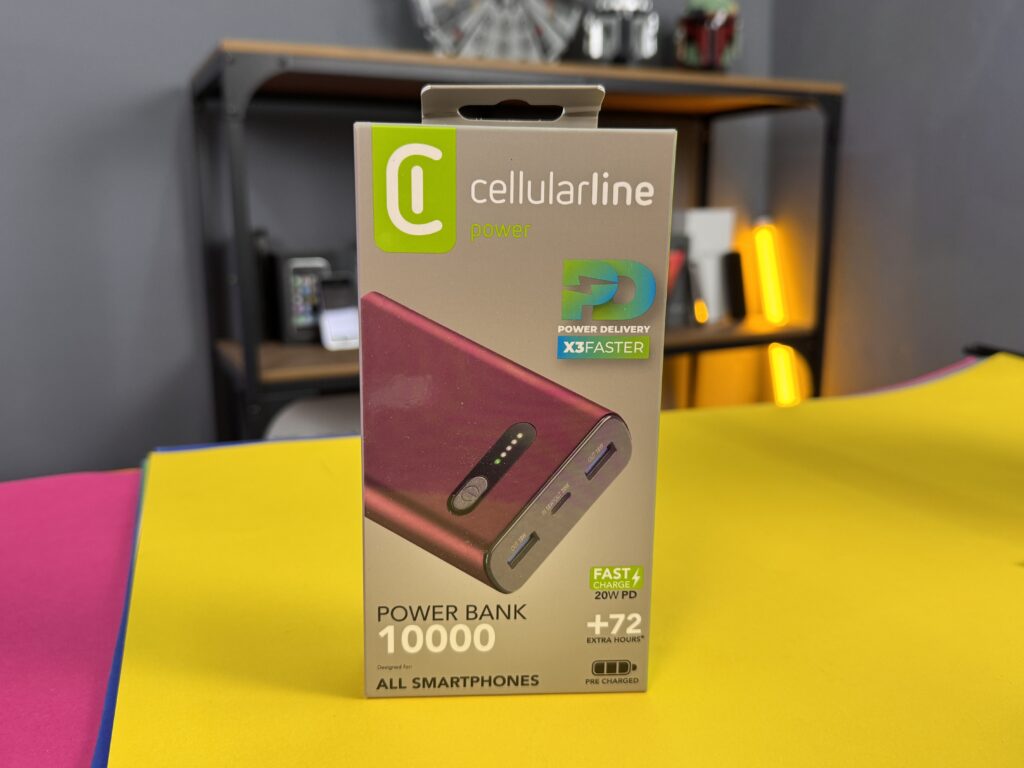 Cellularline Fast PD 10000 powerbank - recensione