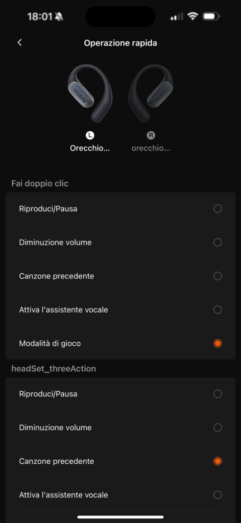 Recensione Mibro OpenEar Pro - app 3